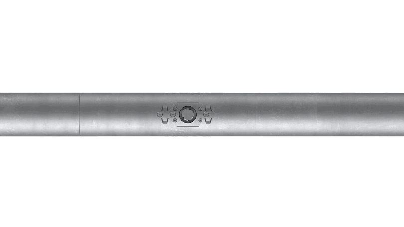 Axter Lateral Miller tool with a metallic body, designed for high-speed precision milling in lateral downhole operations.