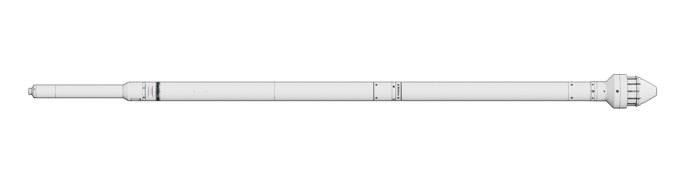 Well Key GS pulling tool assembly showing the full length design with extended reach for efficient retrieval operations.