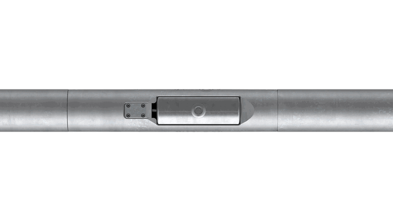 Axter Real-Time Scanner tool with a metallic body and a precision-engineered scanning section for downhole operations.
